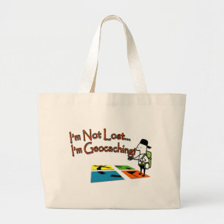 Geocahing Large Tote Bag