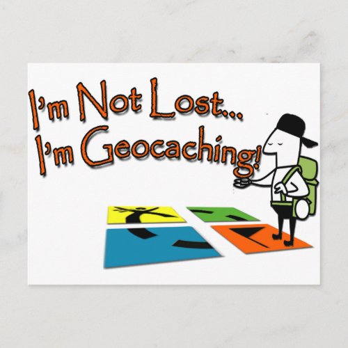 Geocahing Postcard