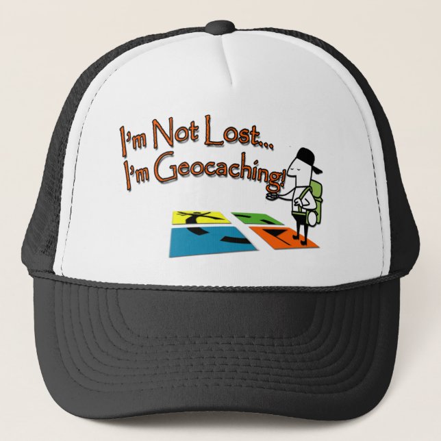 Geocahing Trucker Hat (Front)