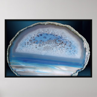 Geode Blue 2 Poster 60x40 Other Sizes Available Geode Blue 2 Poster 60x40 Other Sizes Available