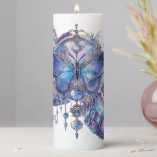Geode Crystal Cluster Pillar Candle
