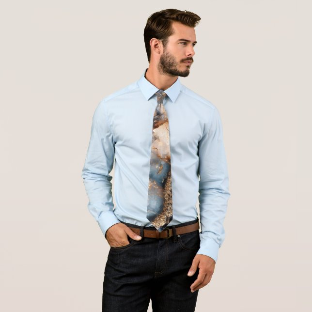 Geode Neck Tie (In Situ)