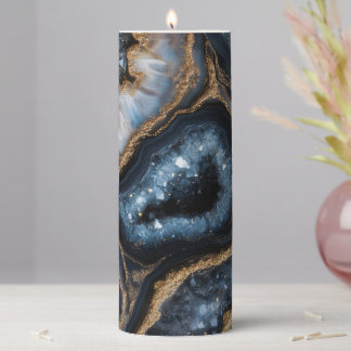 Geode Pillar Candle