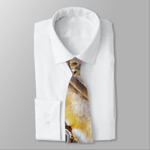 Geode Rock Design Neck Tie