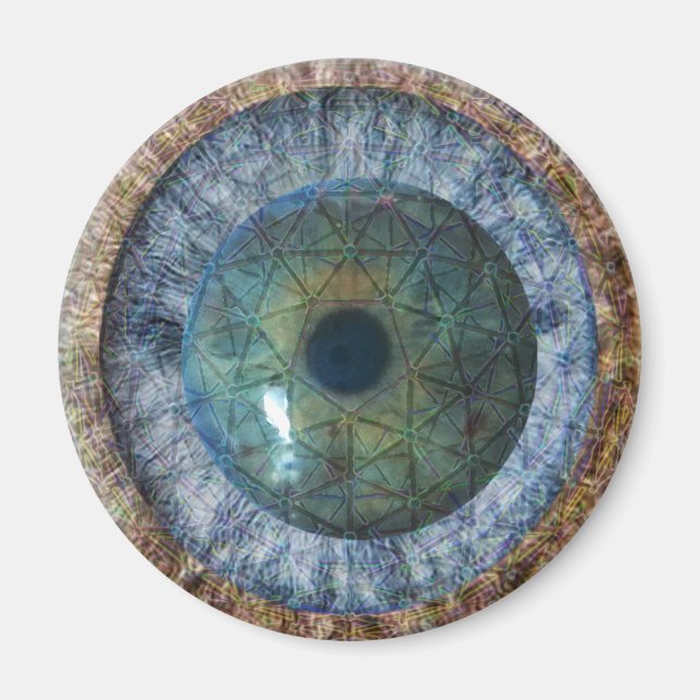 Geodesic Eye Magnet (Front)