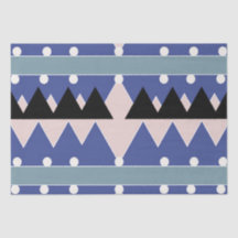 Geoemetric Blue Pink Black Teal Pattern