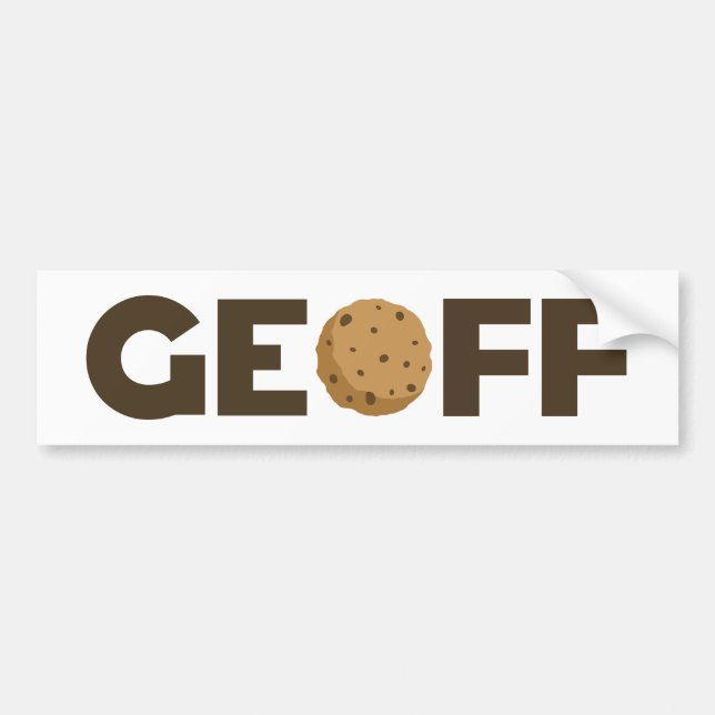 Geoff cookie bumper sticker (Front)