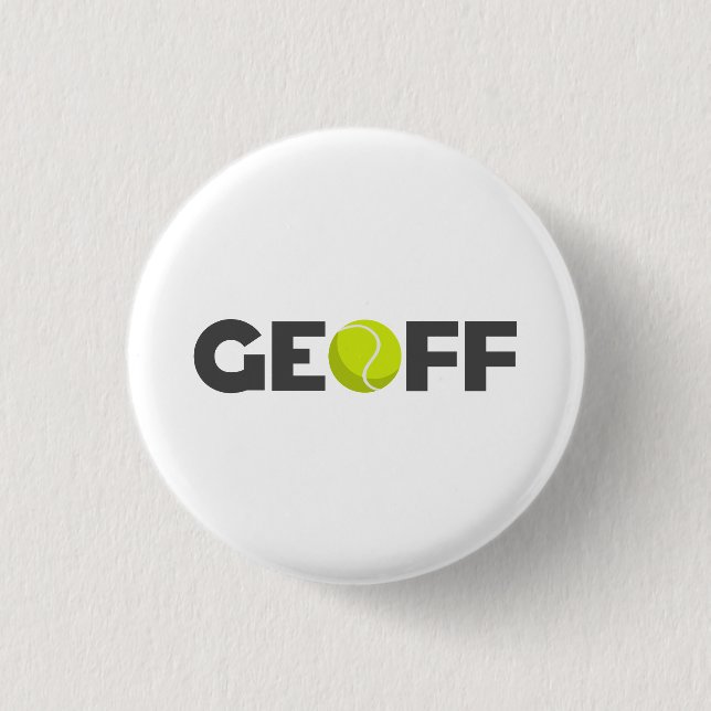 Geoff Tennis Button (Front)