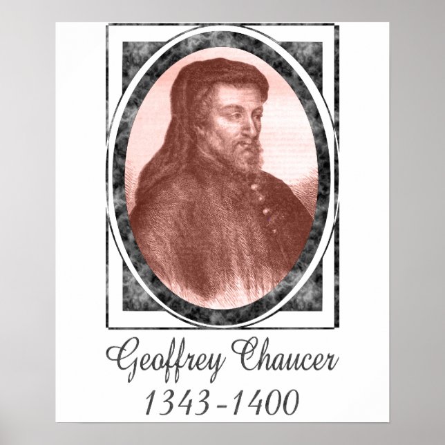 Geoffrey Chaucer Poster (Front)