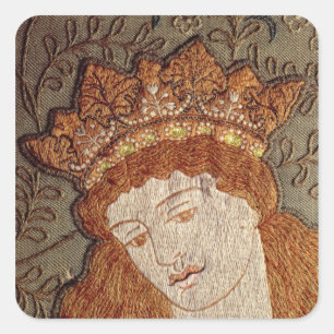 Geoffrey Chaucer's 'Legend of Good Women' Square Sticker