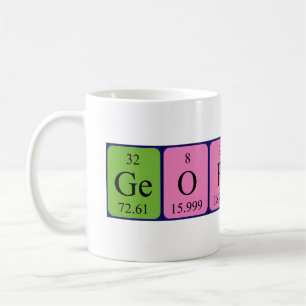 Geoffrey periodic table name mug