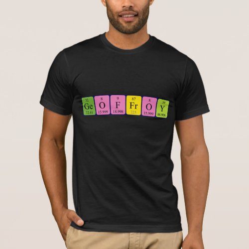 Geoffroy periodic table name shirt