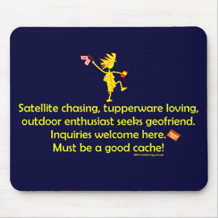 GeoFriend Wanted Mouse Pad