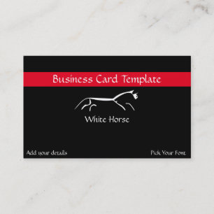 Geoglyph Uffington White Horse Business Card
