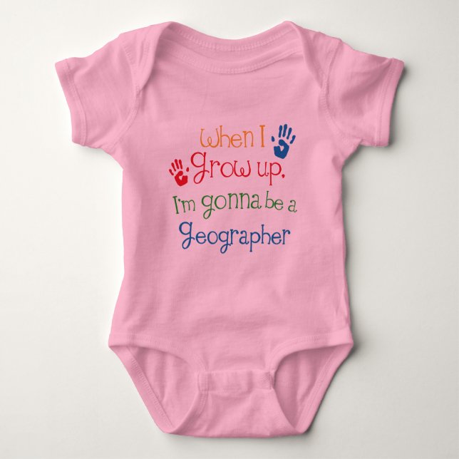 Geographer (Future) Child Baby Bodysuit (Front)
