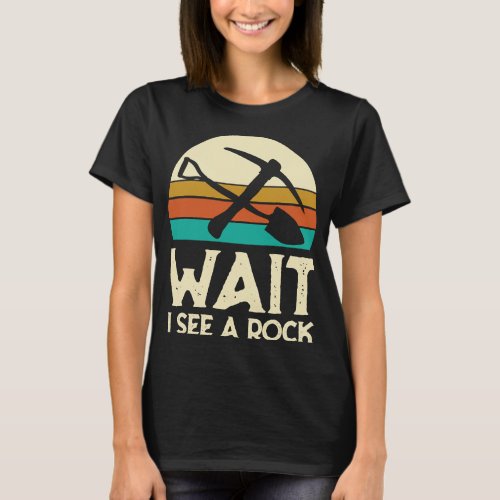 Geographer Gift Geologist Rock Collector Retro Geo T_Shirt