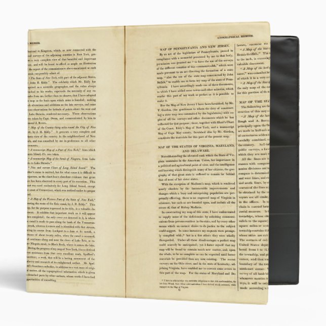 Geographical Memoir 2 Binder (Front/Inside)
