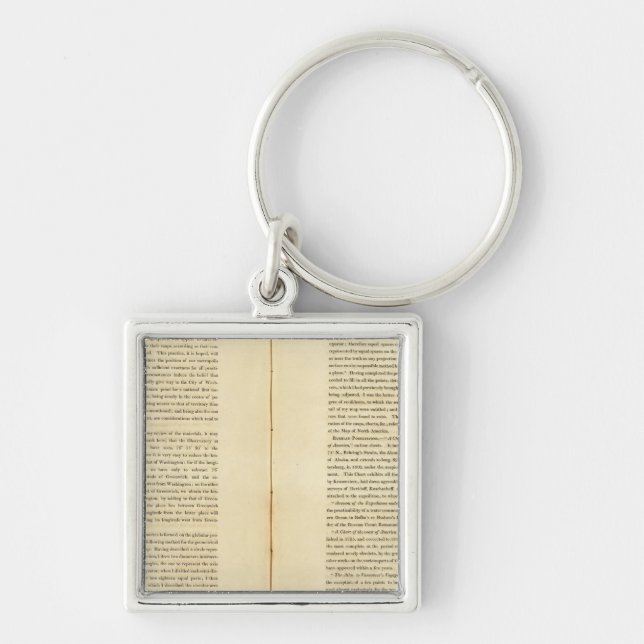 Geographical Memoir Keychain (Front)