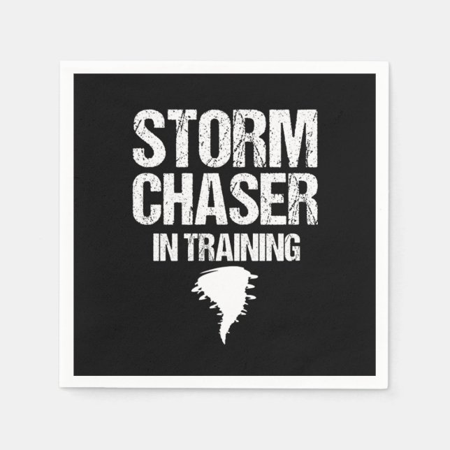 Geographical Storm Condition Gift Tornados Storm C Napkins (Front)