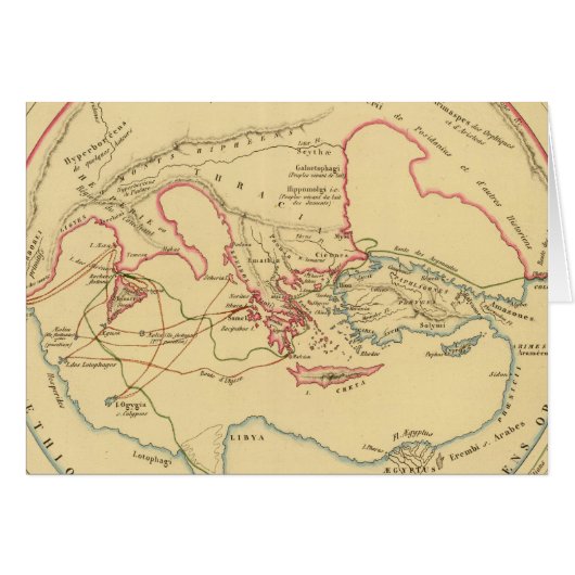 Geographie des Grecs Primitive Cards (Front Horizontal)