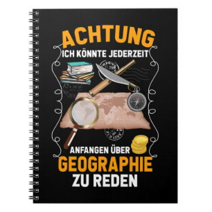 Geographie Schule Lustiger Lehrer Humor Notebook