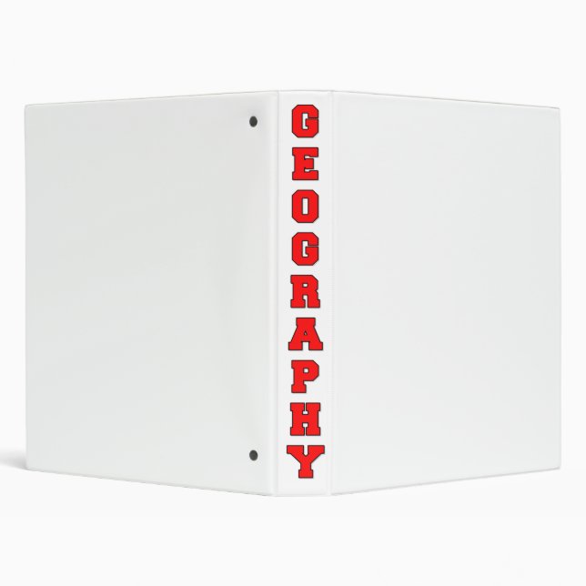Geography 3 Ring Binder (Background)