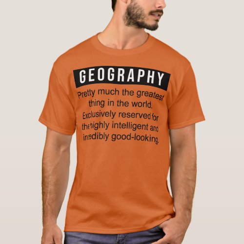 geography definition  T_Shirt