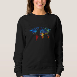 Geography Is Where It's At Geography Teacher Earth Sweatshirt