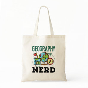 Geography Nerd Tote Bag