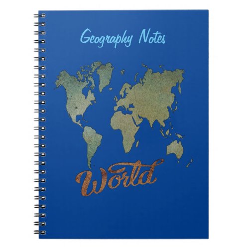 Geography Notes Notebook for Students  Teachers