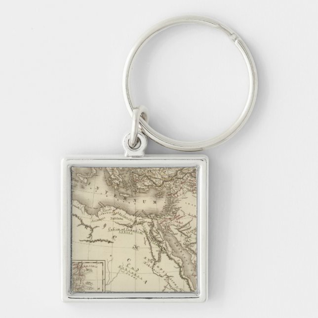 Geography of Hebrews Keychain (Front)
