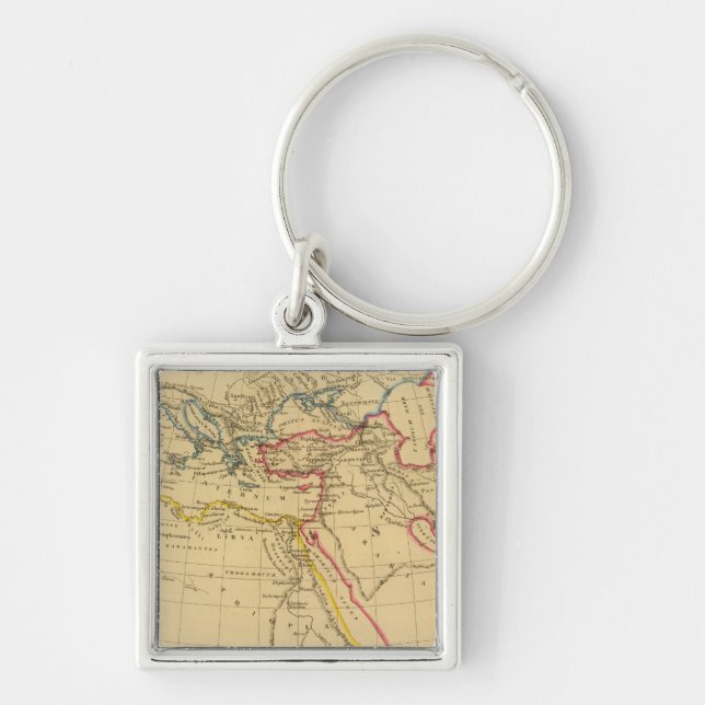 Geography of Herodotus Keychain (Front)