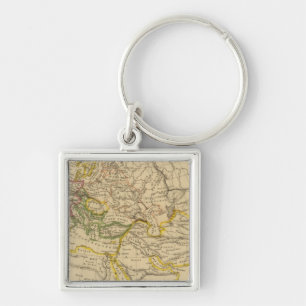 Geography of the Middle Ages Keychain