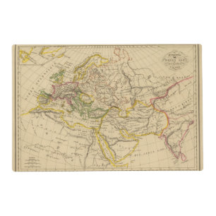 Geography of the Middle Ages Placemat