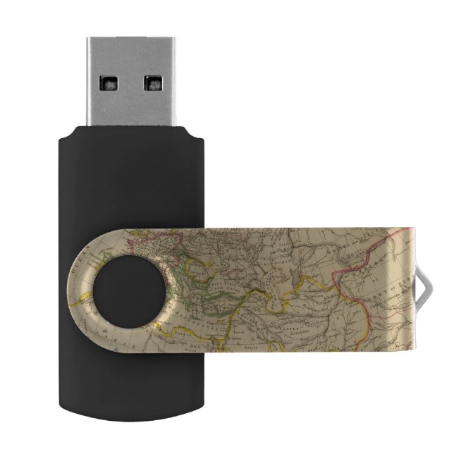 Geography of the Middle Ages USB Flash Drive (Opened)