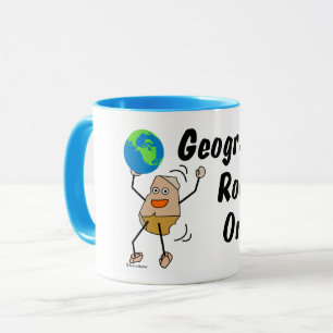 Geography Rock On Mug