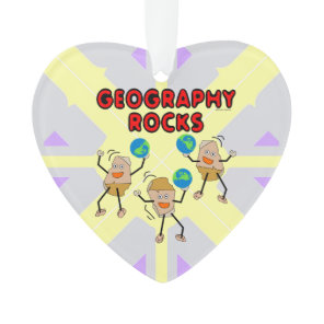 Geography Rocks Ornament