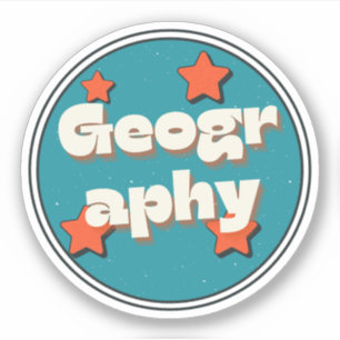 Geography Sticker