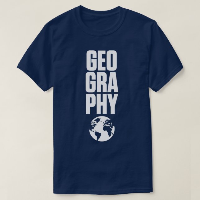 Geography T-Shirt (Design Front)