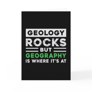 Geography Teacher Funny Map World Continents Gift Card