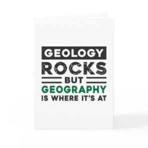 Geography Teacher Funny World Continents Gift Idea Card