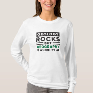 Geography Teacher Funny World Continents Gift Idea T-Shirt
