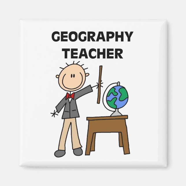 Geography Teacher Magnet (Front)