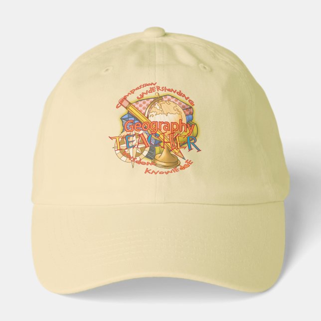 Geography Teacher Motto Hat (Front)
