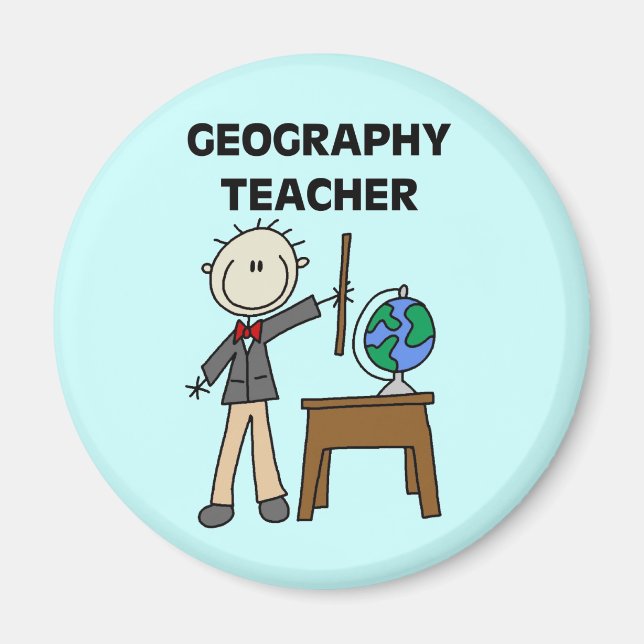 GEOGRAPHY TEACHER Tshirts and Gifts Magnet (Front)