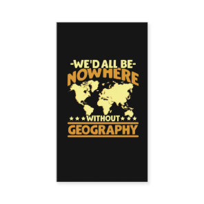 Geography World Map Geographic Planet Geographer Business Card