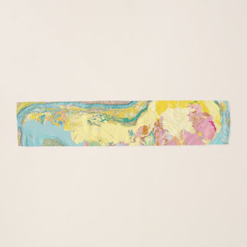 Geologic Map of South America Scarf