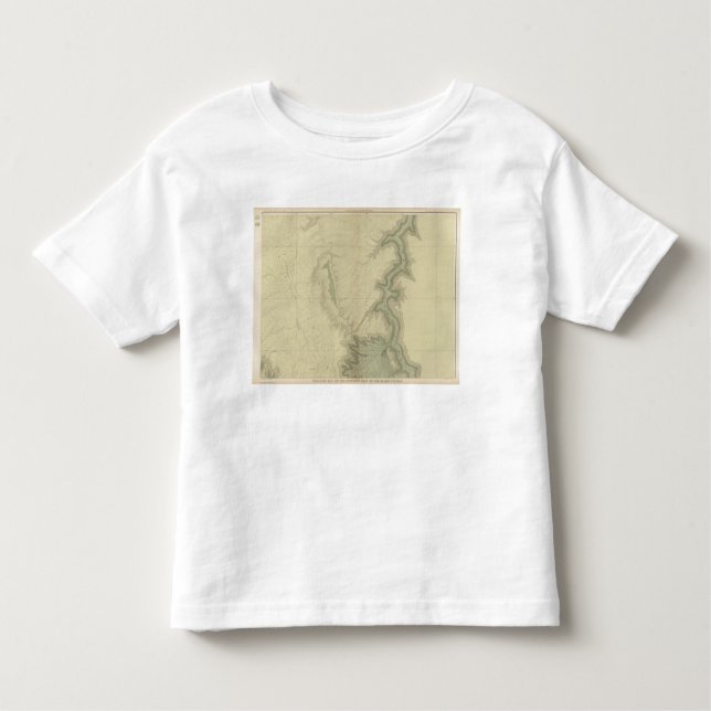 Geologic Map Of The Southern 3 Toddler T-shirt (Front)