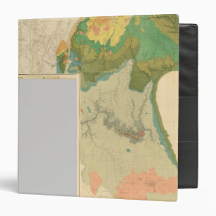 Geologic map sheets 3 ring binder