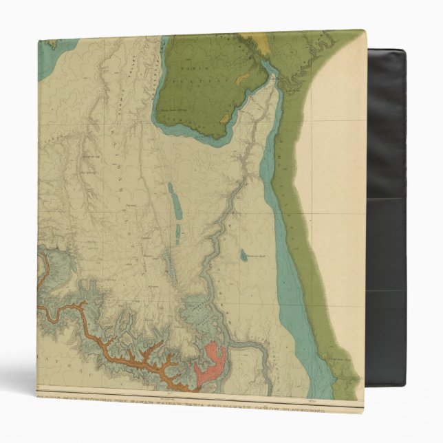 Geologic Map Showing The Kanab Binder (Front/Inside)